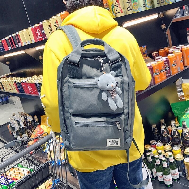 §獨具衣格§ H260 韓 防水尼龍 方型後背包 電腦包